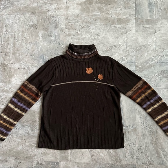 Norton Studio Sweaters - NortonStudio vintage striped sleeve sweater